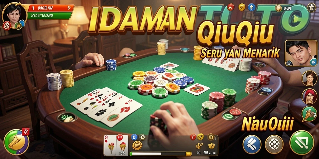 Tampak depan gameplay QiuQiu yang menegangkan dari IDAMANTOTO.