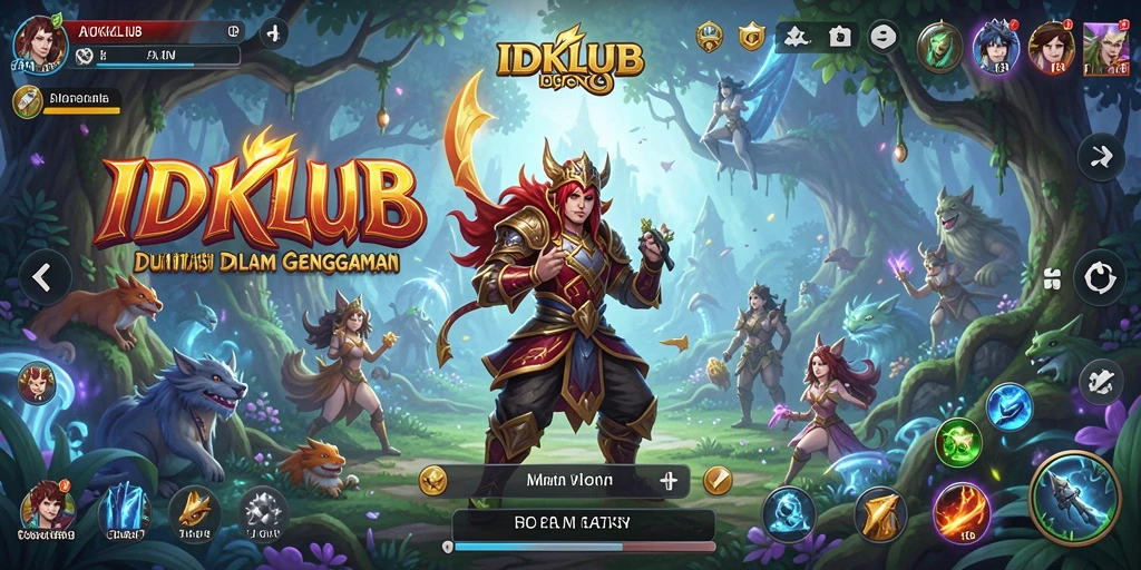 Screenshot gameplay IDKLUB menampilkan aksi seru dalam pertarungan MMORPG.
