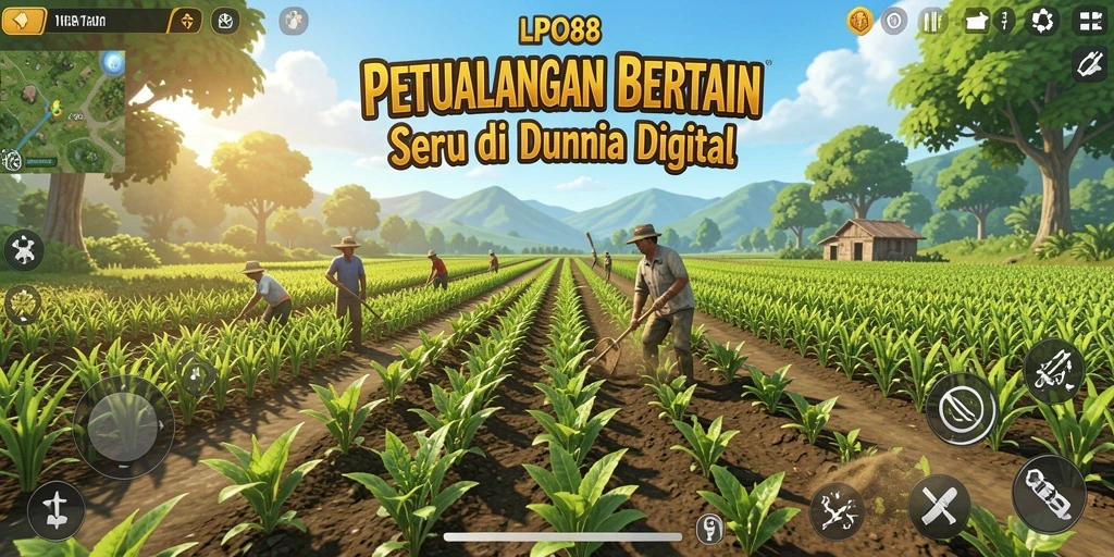 Tangkapan layar dari gameplay seru LPO88 saat bertani.