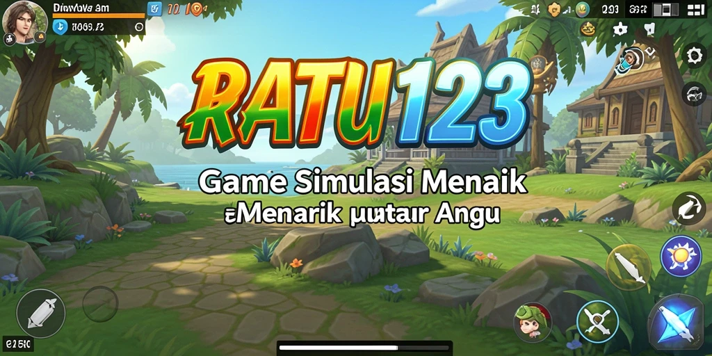 Screenshot gameplay RATU123 yang menampilkan aktivitas simulasi.